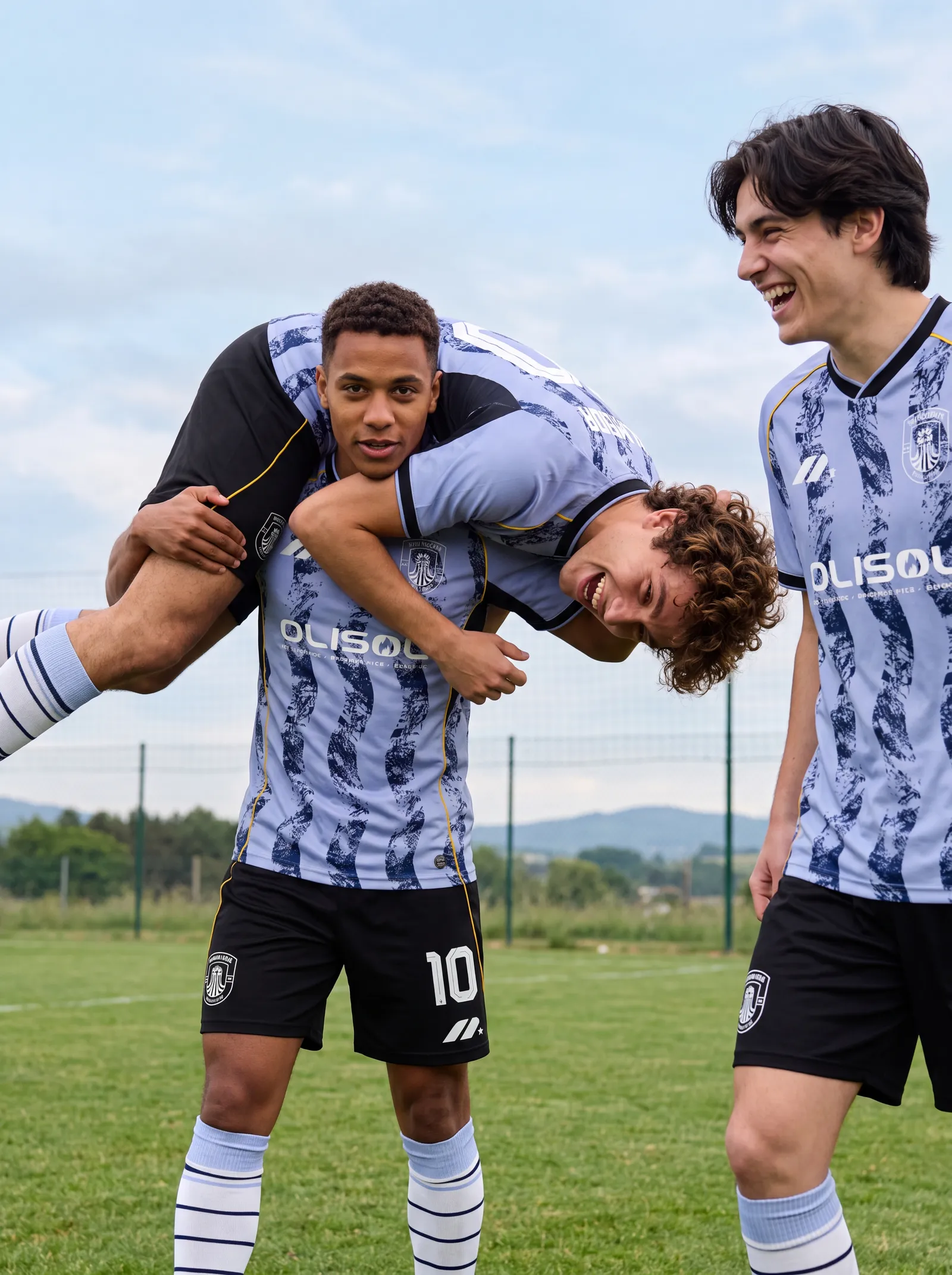 Team in massgeschneiderten NOKTO Trikots